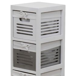 Комод Mobhaus Bibi 4 (White/Gray) Thumb