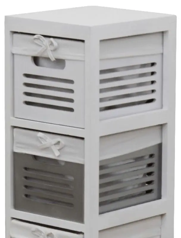 Комод Mobhaus Bibi 4 (White/Gray)