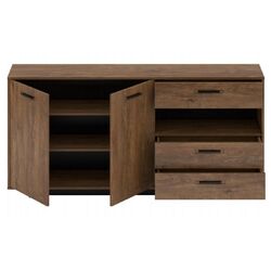 Tumba Tempo Kondela Delis G (Bolzano Oak/Black) Thumb