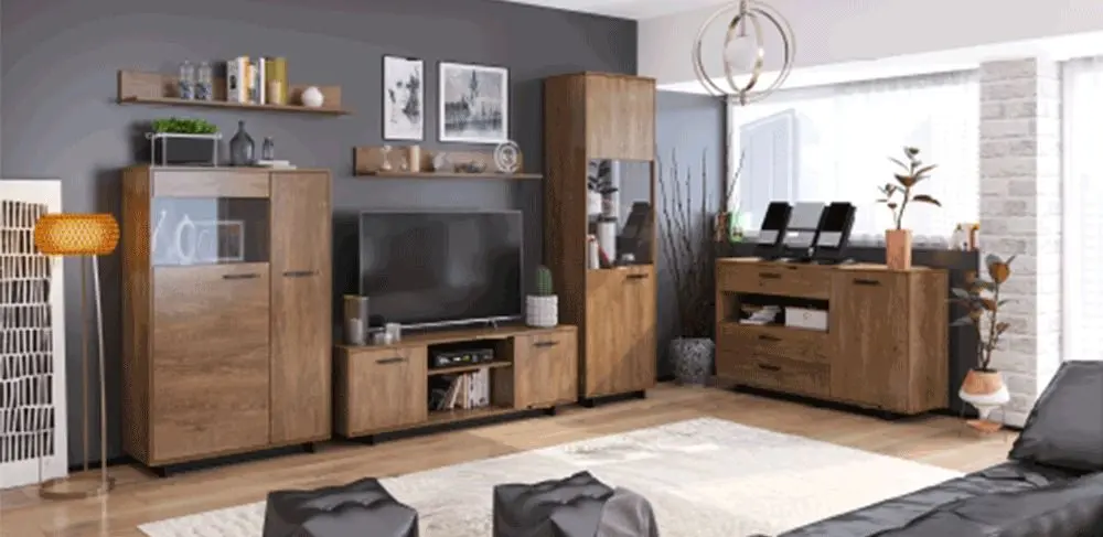 Tumba Tempo Kondela Delis G (Bolzano Oak/Black)