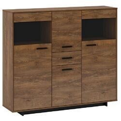 Dulap Tempo Kondela Delis K (Bolzano Oak/Black)