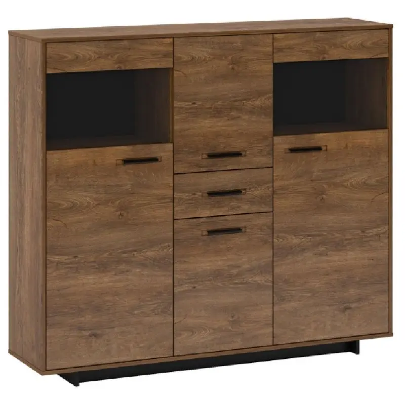 Dulap Tempo Kondela Delis K (Bolzano Oak/Black)