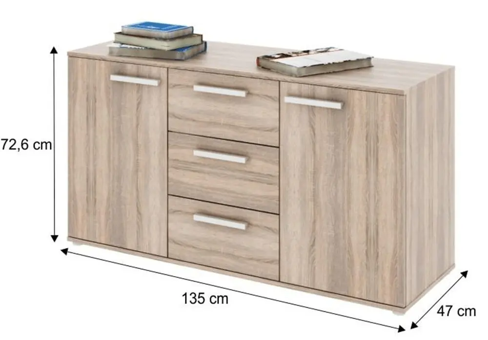 Tumba Tempo Kondela Dunaj Typ 11 (Sonoma Oak)