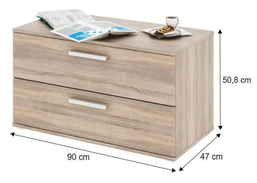 Comoda Tempo Kondela Dunaj Typ 8 (Sonoma Oak)