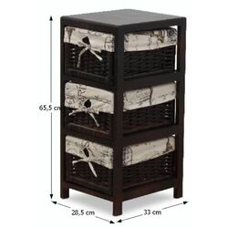 Комод Mobhaus Eli 1 (Dark Brown/Beige) Thumb