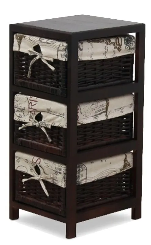 Комод Mobhaus Eli 1 (Dark Brown/Beige)