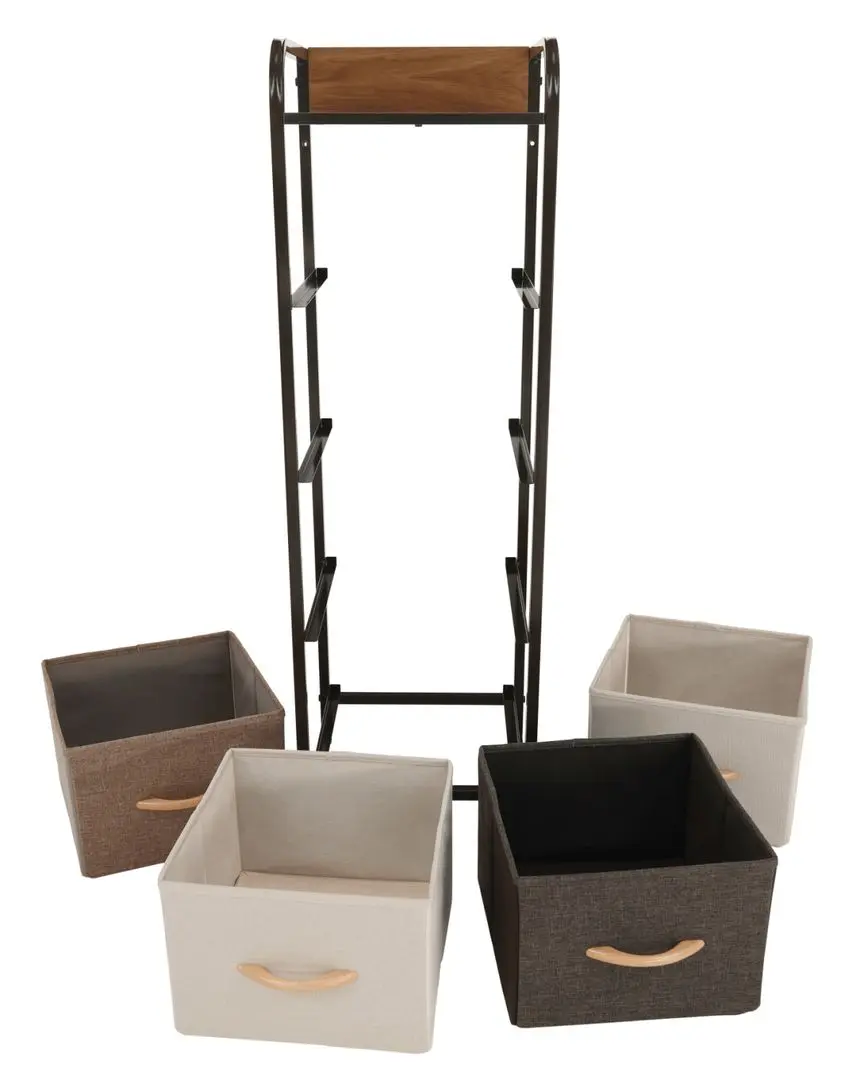 Comoda Mobhaus Hazel Typ 1 (Black/Beige/Brown)