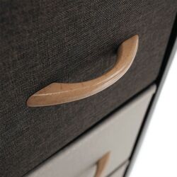 Comoda Mobhaus Hazel Typ 1 (Black/Beige/Brown) Thumb