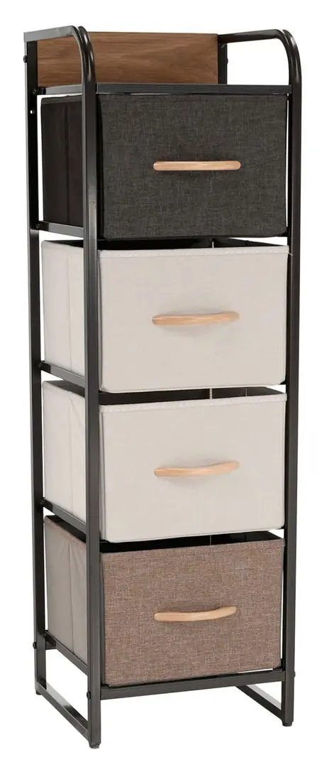 Comoda Mobhaus Hazel Typ 1 (Black/Beige/Brown)