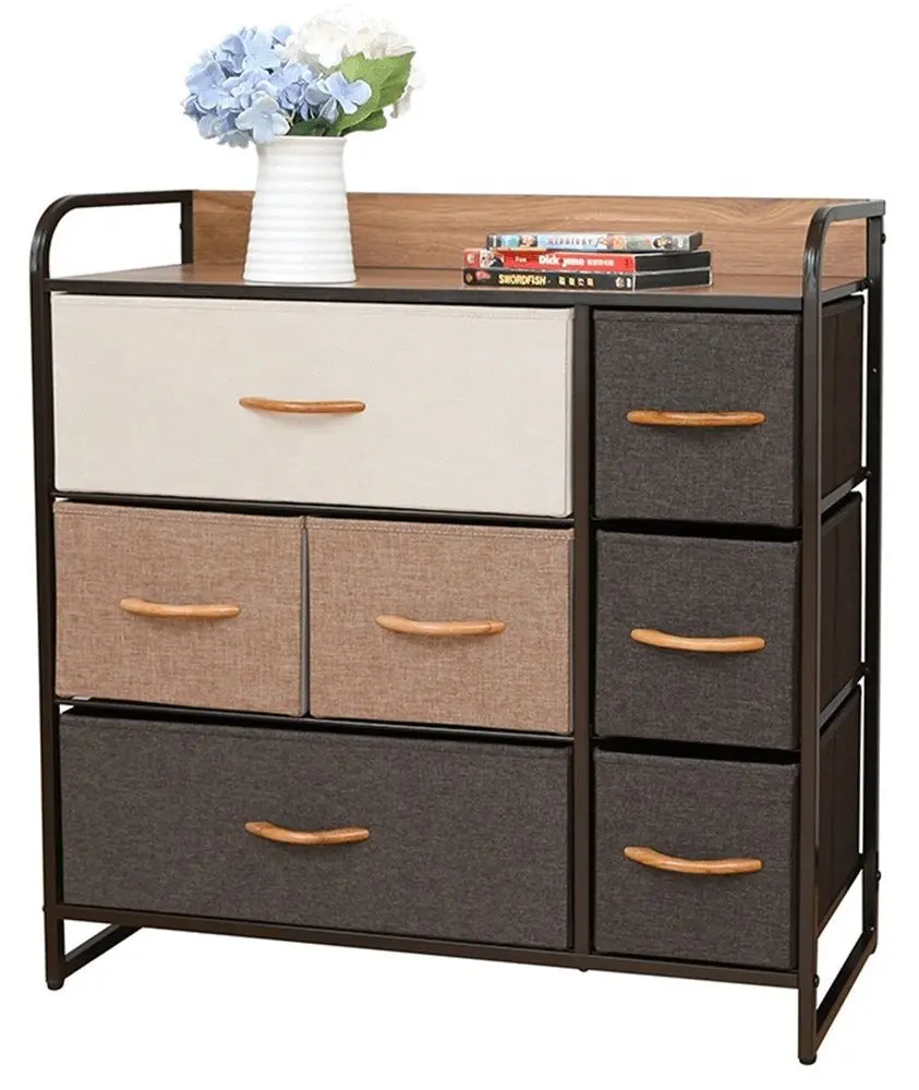 Комод Mobhaus Hazel Typ 3 (Black/Beige/Brown)