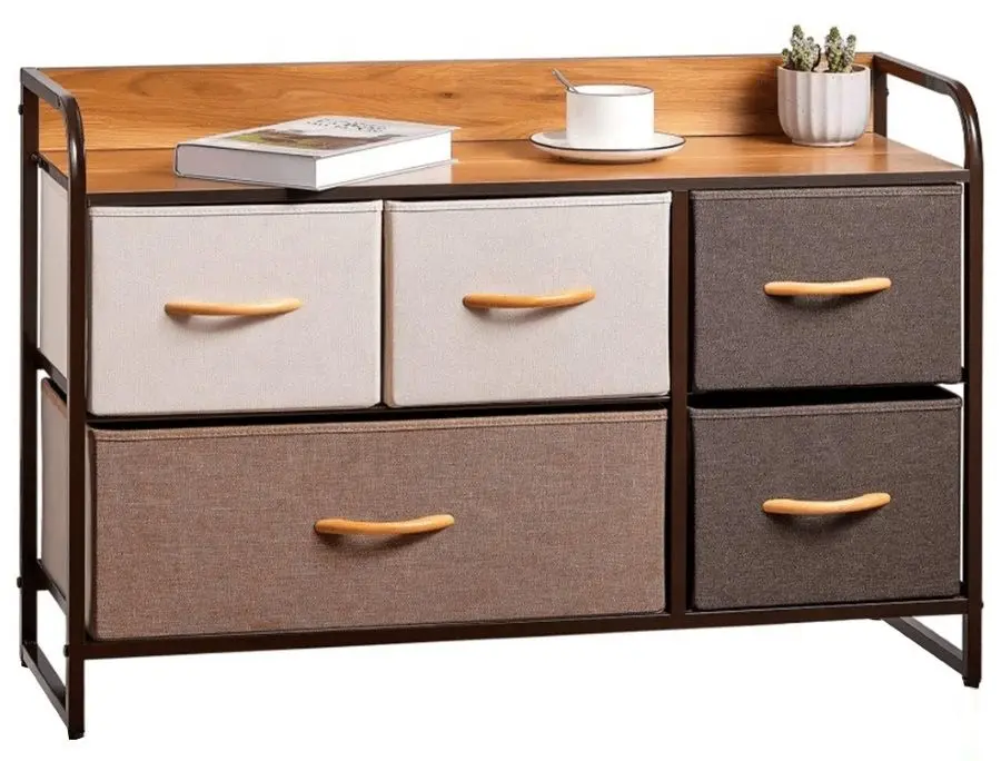 Comoda Mobhaus Hazel Typ 4 (Black/Beige/Brown)