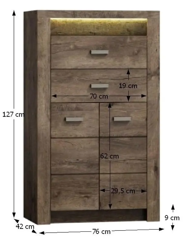 Тумба Mobhaus Infinity I-06 (Ash Dark)
