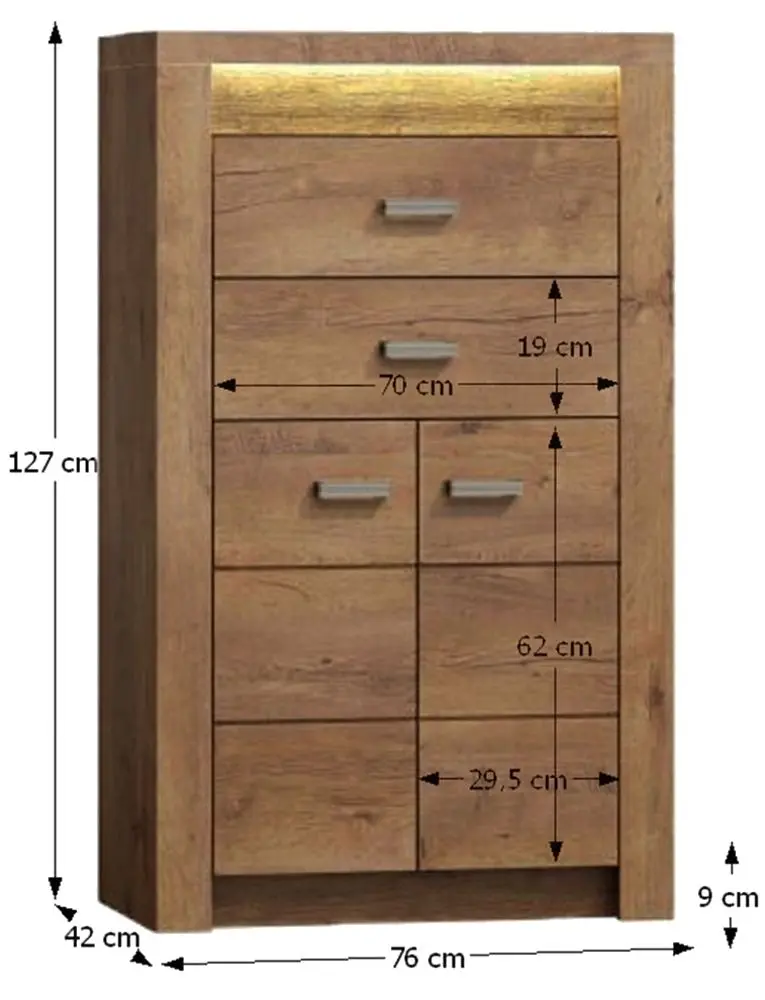 Тумба Tempo Kondela Infinity I-06 (Ash Light)