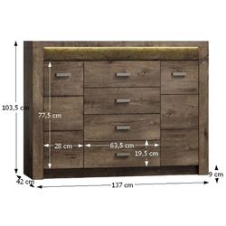 Тумба Tempo Kondela Infinity I-07 (Ash Dark) Thumb