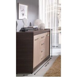 Тумба Tempo Kondela Korina (Dark Oak/Light Oak) Thumb