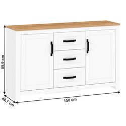 Tumba Tempo Kondela Lanzette E (White/Craft Oak Golden) Thumb