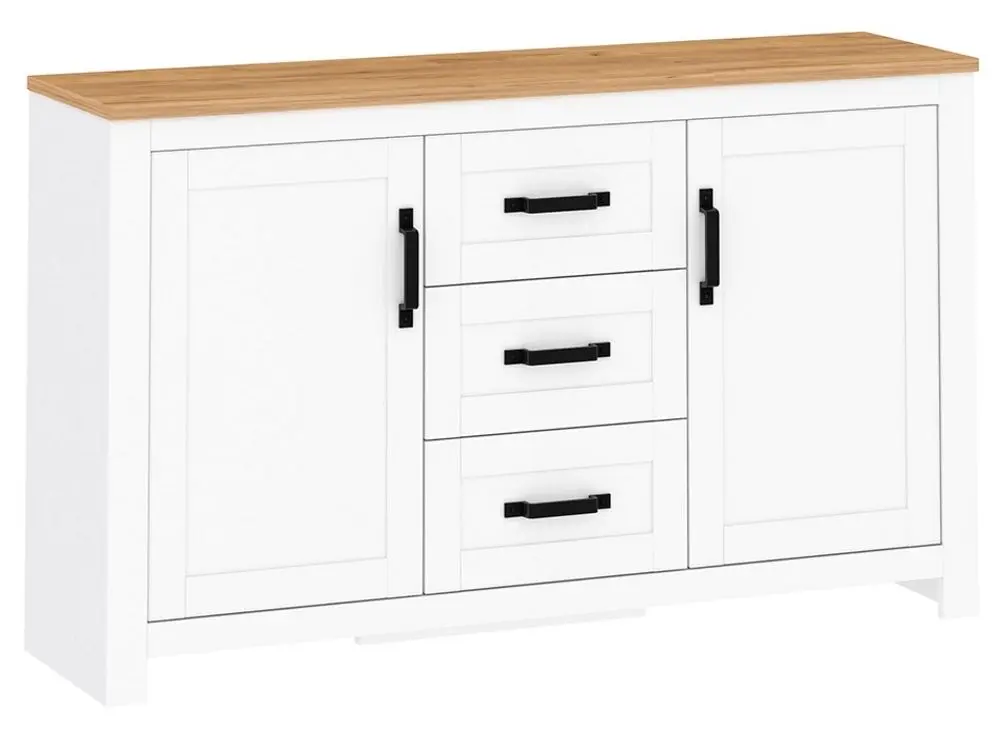 Tumba Tempo Kondela Lanzette E (White/Craft Oak Golden)