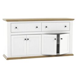 Tumba Mobhaus Leon MZ10 (White/Grand Oak) Thumb
