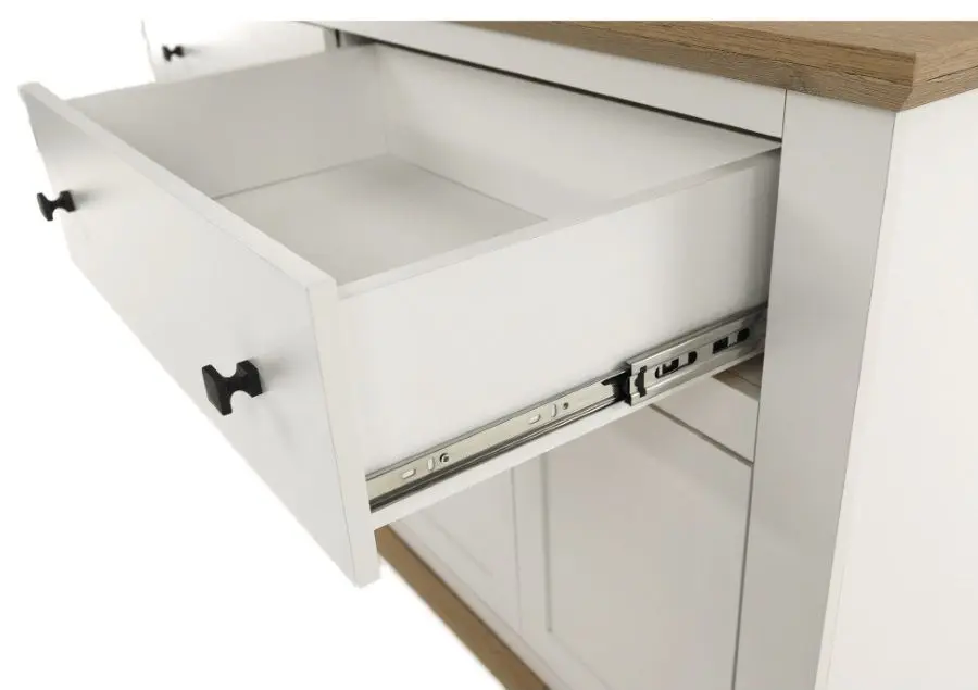 Tumba Mobhaus Leon MZ10 (White/Grand Oak) - 4