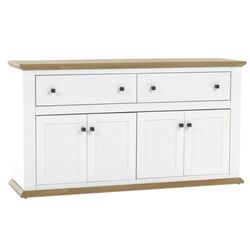 Tumba Mobhaus Leon MZ10 (White/Grand Oak)