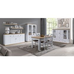 Tumba Mobhaus Leon MZ10 (White/Grand Oak) Thumb