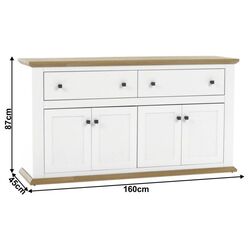 Tumba Mobhaus Leon MZ10 (White/Grand Oak) Thumb