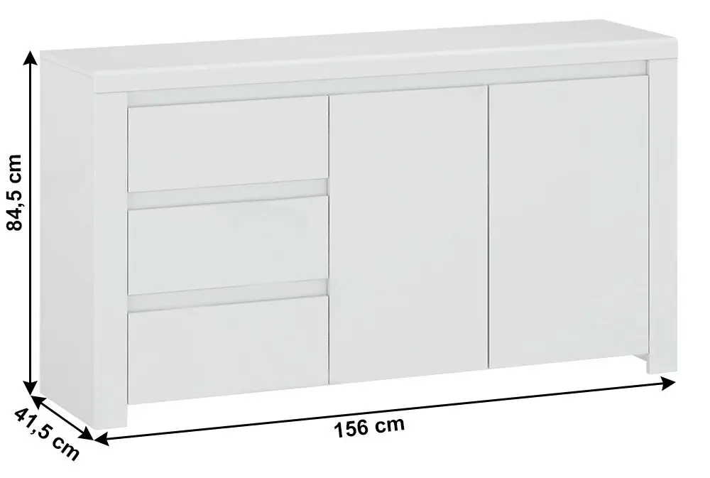 Tumba Mobhaus Lindy 2D3S (White Gloss)