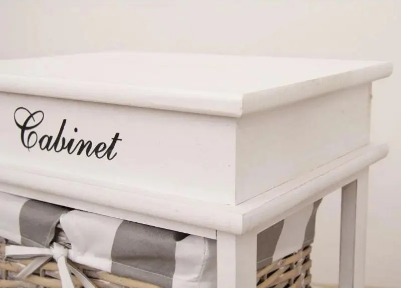 Comoda Mobhaus Manon 3 (Gray/White)