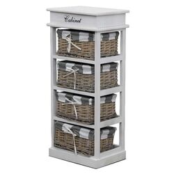 Комод Mobhaus Manon 4 (Gray/White)