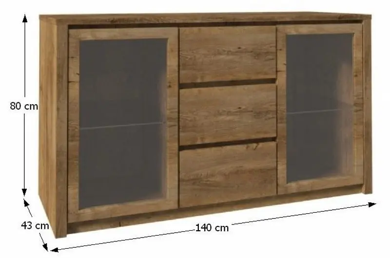 Тумба Mobhaus Montana K2D (Lefkas Oak) - 2