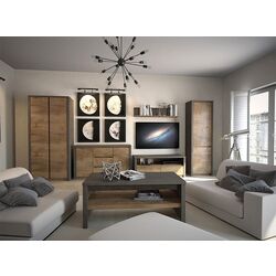 Тумба Mobhaus Montana K2D (Lefkas Oak Dark/Gray Smooth) Thumb