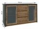 Тумба Mobhaus Montana K2D (Lefkas Oak Dark/Gray Smooth)