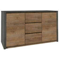 Tumba Mobhaus Montana K2DP (Lefkas Oak Dark/Gray Smooth)