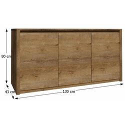 Tumba Mobhaus Montana K3D (Lefkas Oak) Thumb