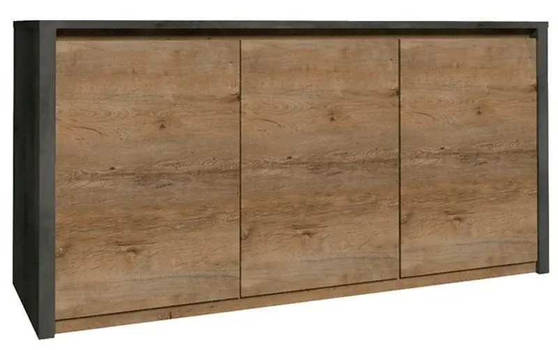 Tumba Mobhaus Montana K3D (Lefkas Oak Dark/Gray Smooth)