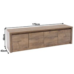 Tumba TV Mobhaus Montana K4D (Lefkas Oak) Thumb