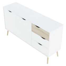 Тумба Tempo Kondela Oslo 75381 (Sonoma Oak/White) Thumb