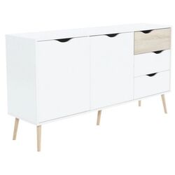 Tumba Tempo Kondela Oslo 75381 (Sonoma Oak/White)