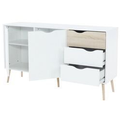 Тумба Tempo Kondela Oslo 75381 (Sonoma Oak/White) Thumb