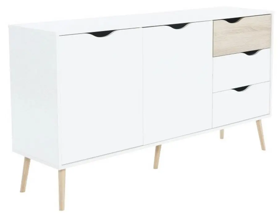 Тумба Tempo Kondela Oslo 75381 (Sonoma Oak/White)