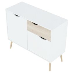 Tumba Tempo Kondela Oslo 75387 (Sonoma Oak/White) Thumb