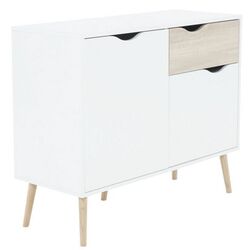 Tumba Tempo Kondela Oslo 75387 (Sonoma Oak/White)