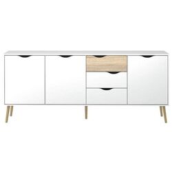 Tumba Tempo Kondela Oslo 75454 (Sonoma Oak/White)