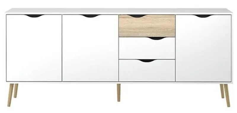 Tumba Tempo Kondela Oslo 75454 (Sonoma Oak/White)