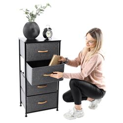 Комод Mobhaus Palmera Typ 2 (Dark Gray/Black) Thumb