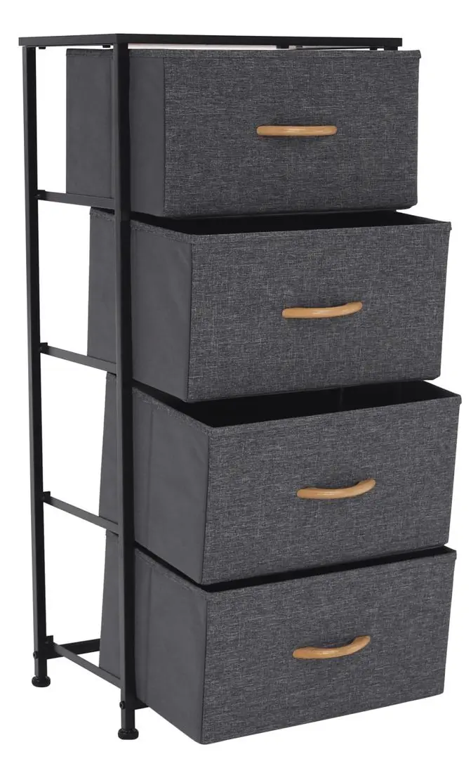 Комод Mobhaus Palmera Typ 2 (Dark Gray/Black)