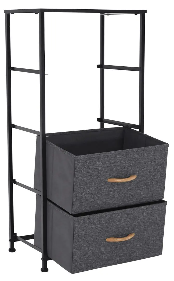 Комод Mobhaus Palmera Typ 2 (Dark Gray/Black)