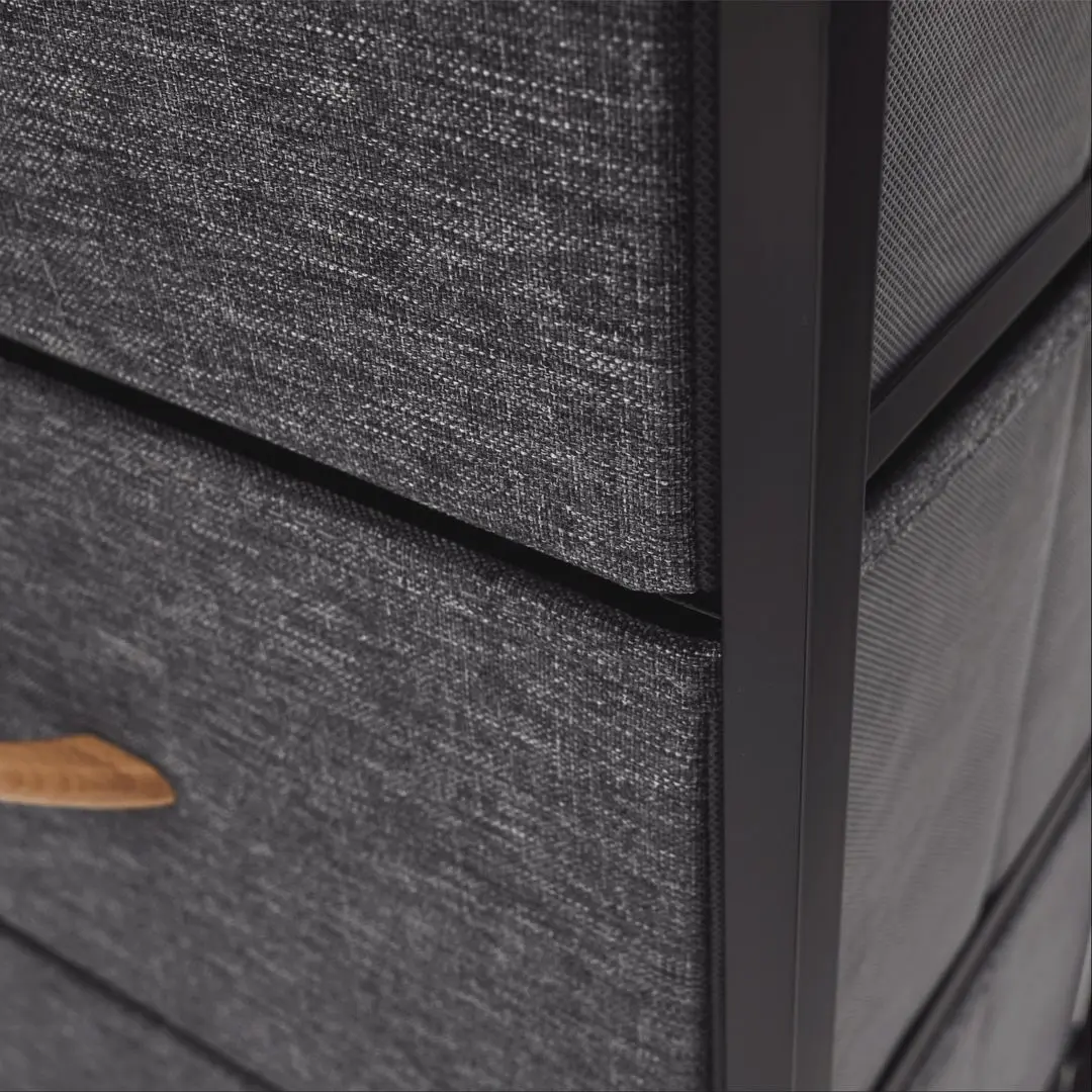 Комод Mobhaus Palmera Typ 2 (Dark Gray/Black)