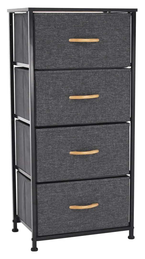 Комод Mobhaus Palmera Typ 2 (Dark Gray/Black)