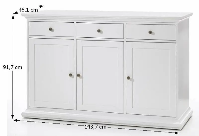 Тумба Mobhaus Paris 79853/77824 (White)